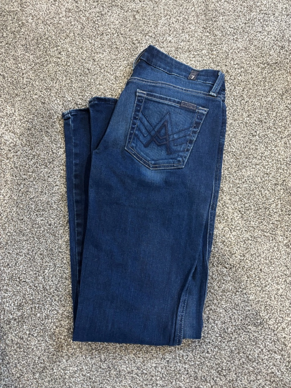 7 For All Mankind Dark Wash Bootcut Jeans